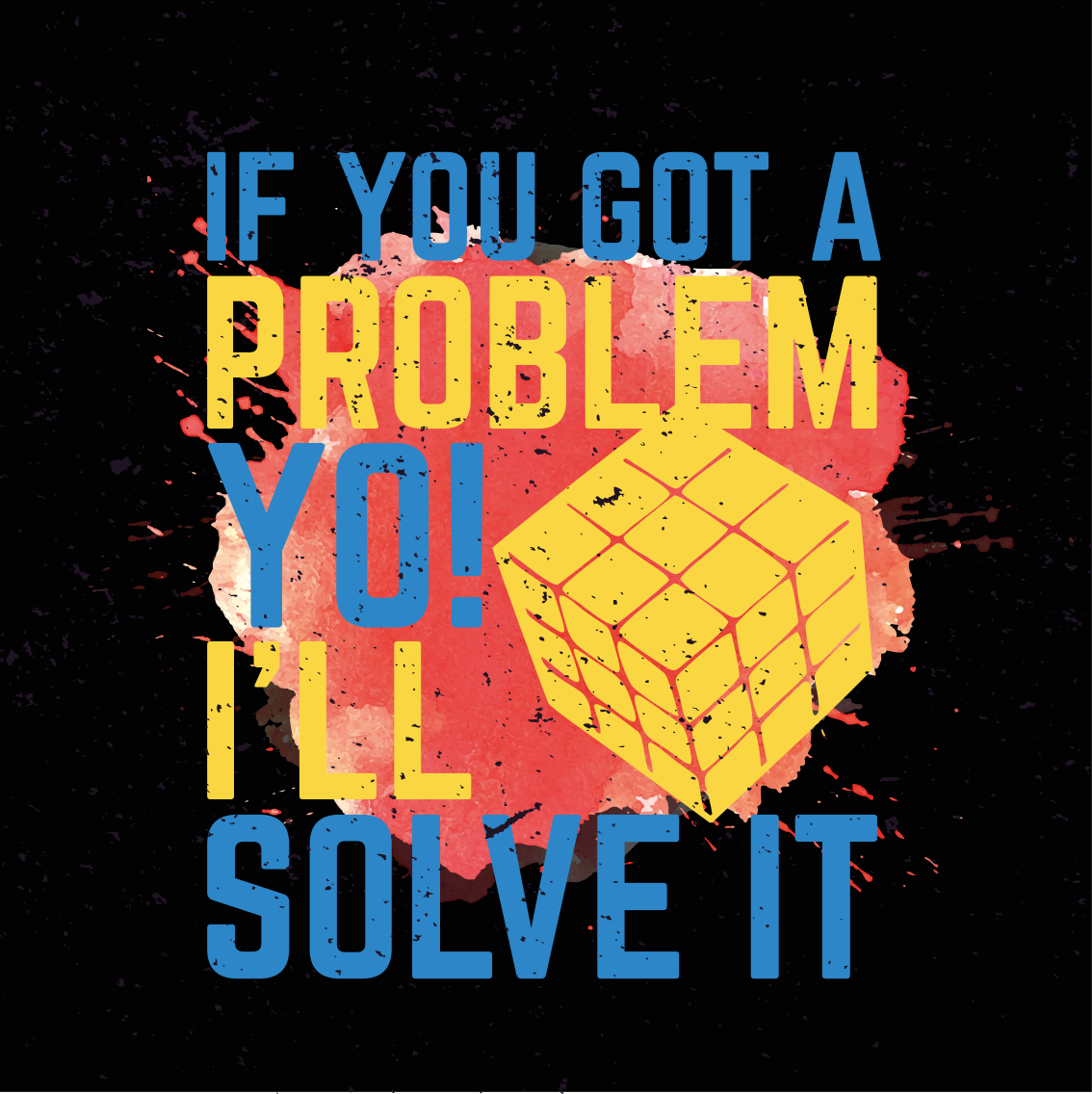 "life is like a rubik's cube poster for teenager" - TenStickers