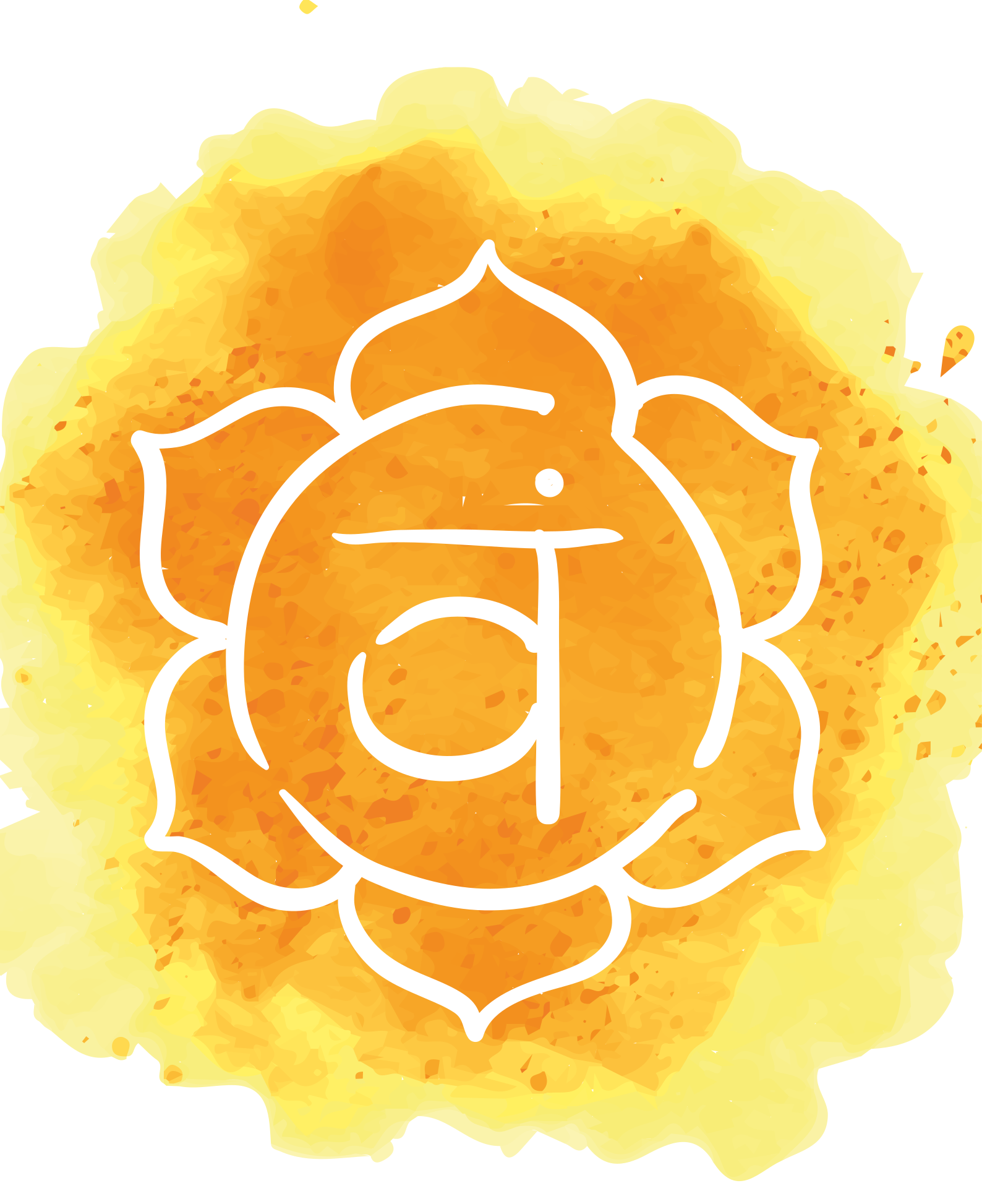 Zen poster beautiful sacral chakra symbol - TenStickers
