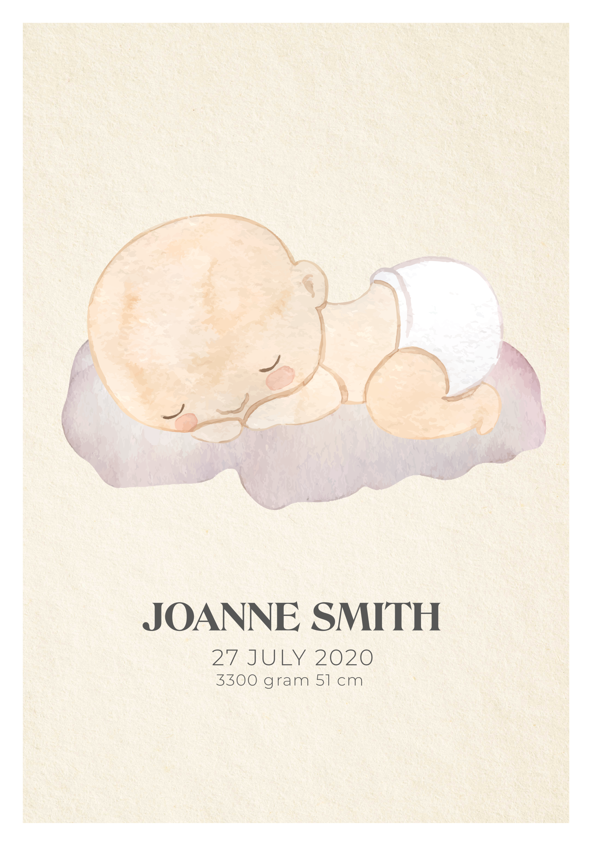 baby born love nursery poster - TenStickers