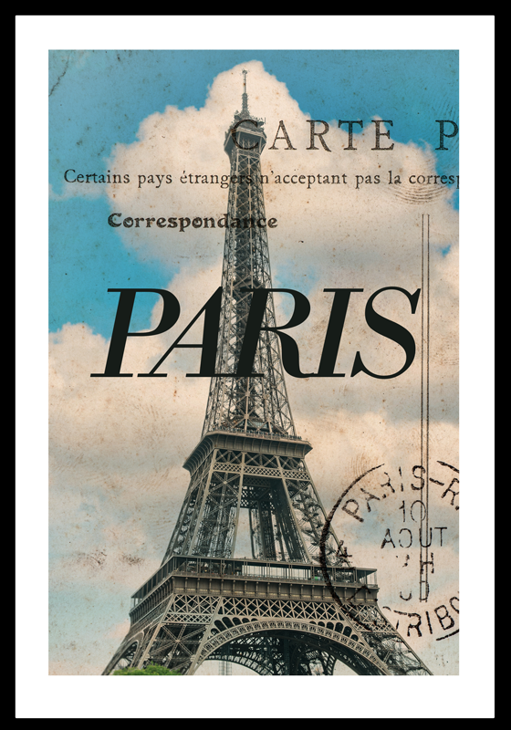 Paris PostcardBonjour from Paris! The City of Lights is as beauti - TenStickers