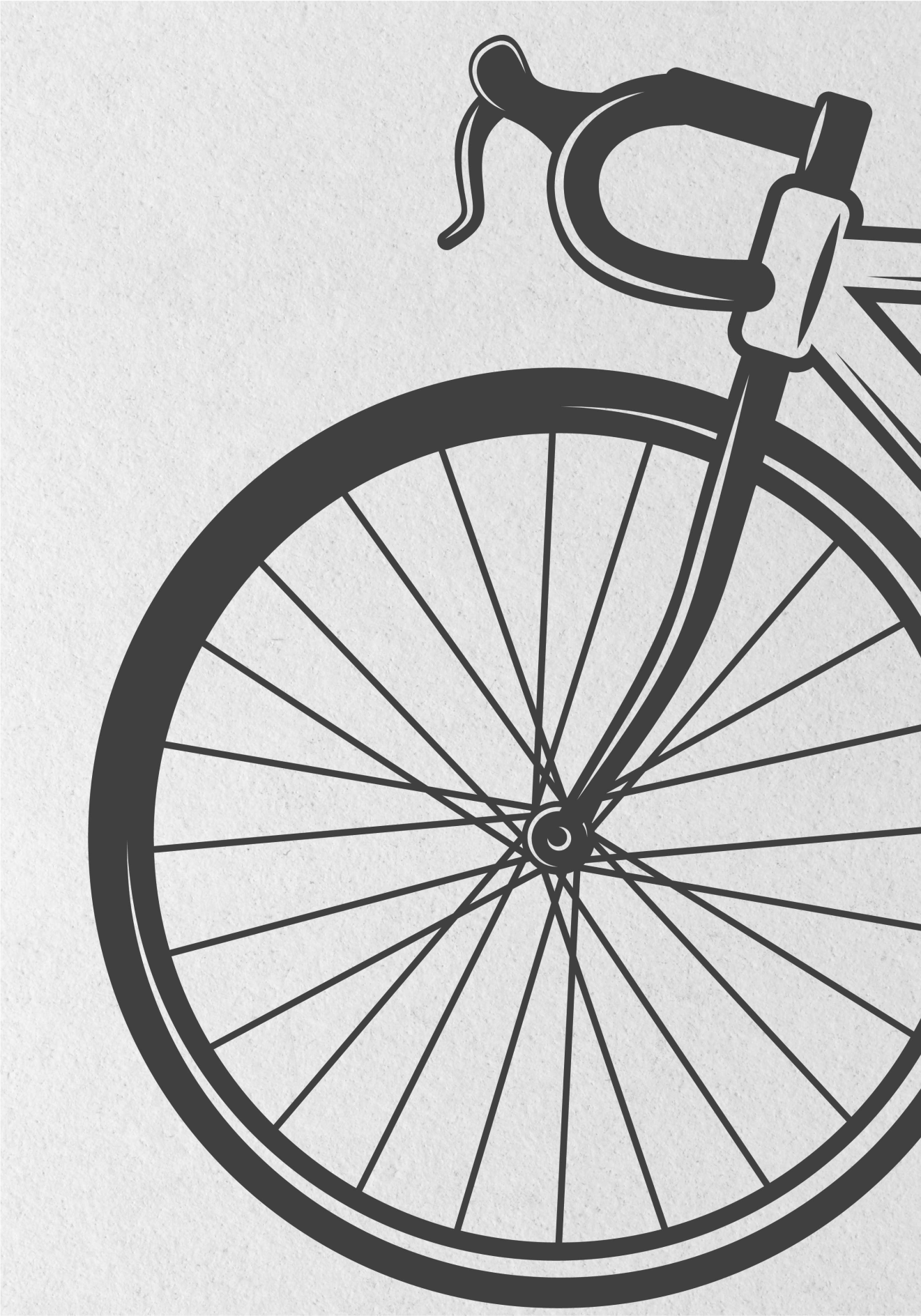 Minimalist Bike: A bike designed for simple, efficient transporta - TenStickers