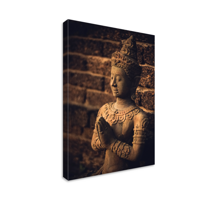 Buddha figure canvas wall art - TenStickers