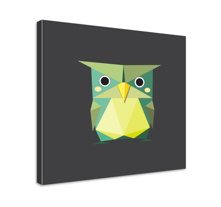 Origami owl animal canvas prints - TenStickers