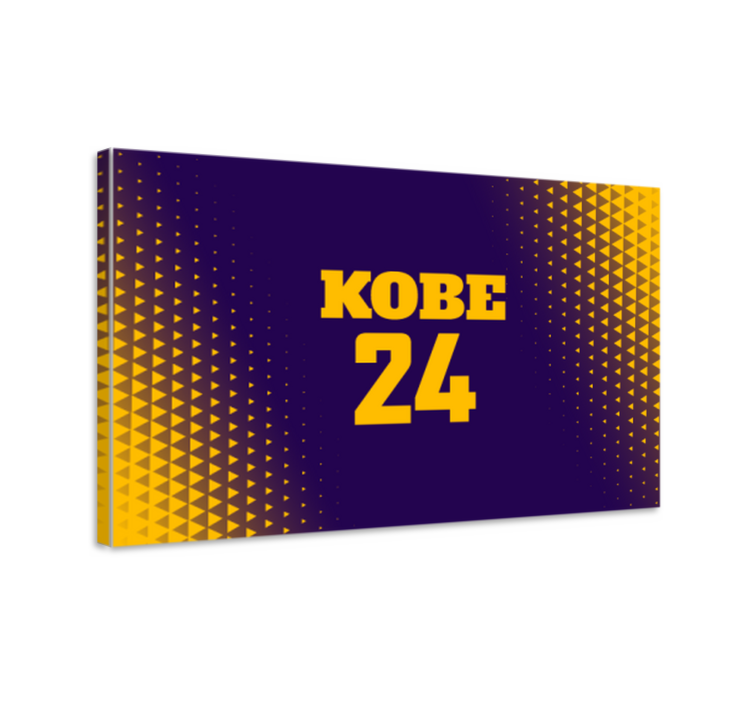 Sports canvas art kobe 24 design - TenStickers