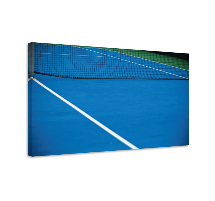 Sports canvas art tennis court lines - TenStickers