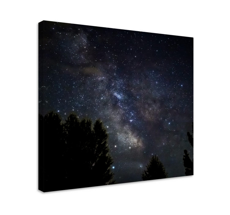 Landscape canvas celestial night view - TenStickers
