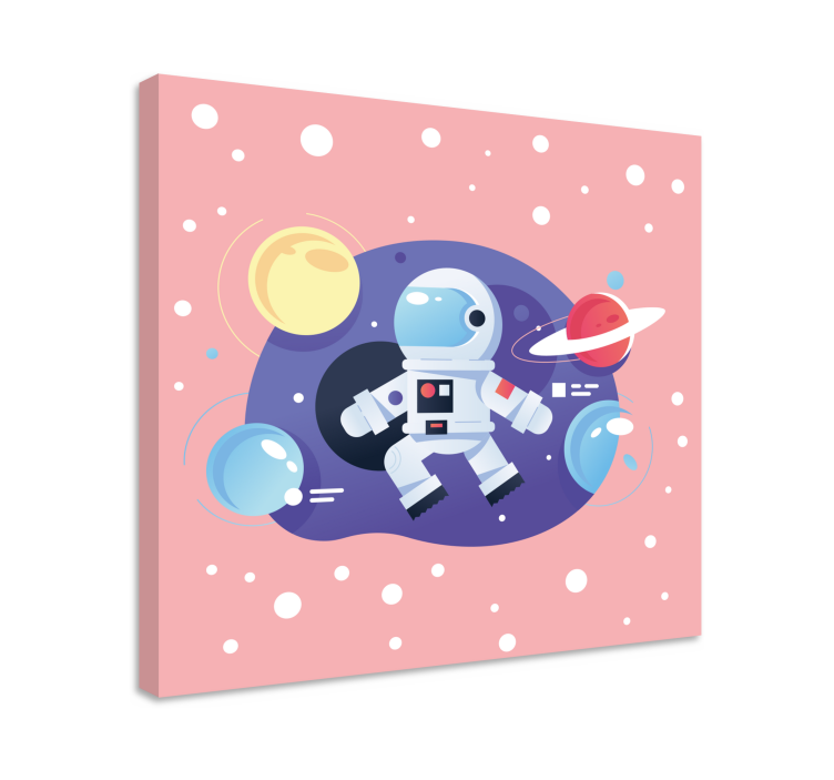 SPACE ADVENTURE EXPLORER canvas print - TenStickers