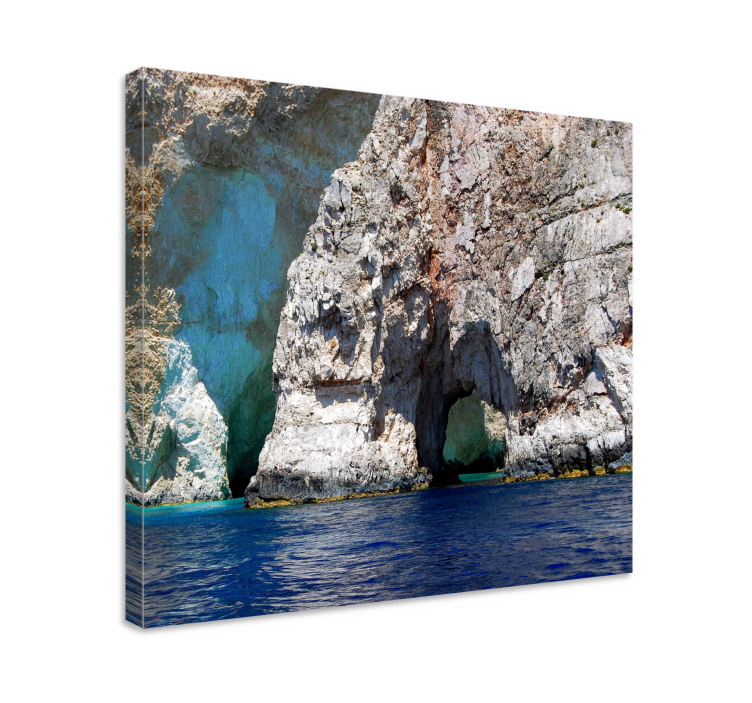 Landscape canvas coastal rock formation art - TenStickers