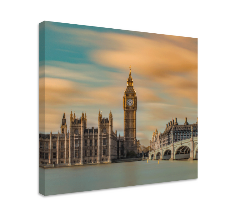 Cityscape wall art big ben landmark print - TenStickers