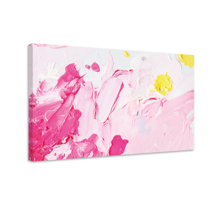 Colorful acrylic brush stroke canvasliving room - TenStickers