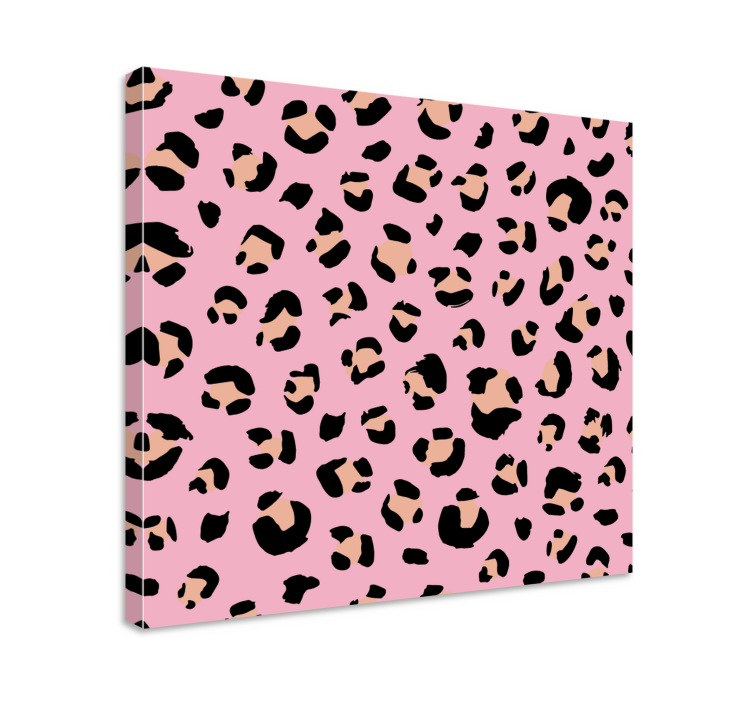 Animal canvas wall art leopard print design - TenStickers