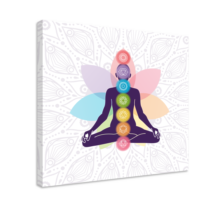 The Seven Chakra's Symbols modern canvas - TenStickers