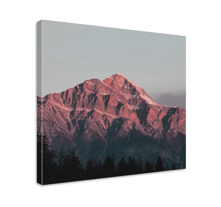 Landscape canvas of grand mountain peaks - TenStickers