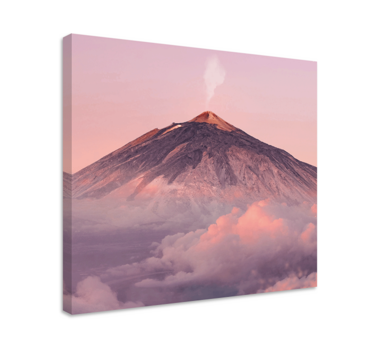 Active Volcano Eruption landscape canvas - TenStickers