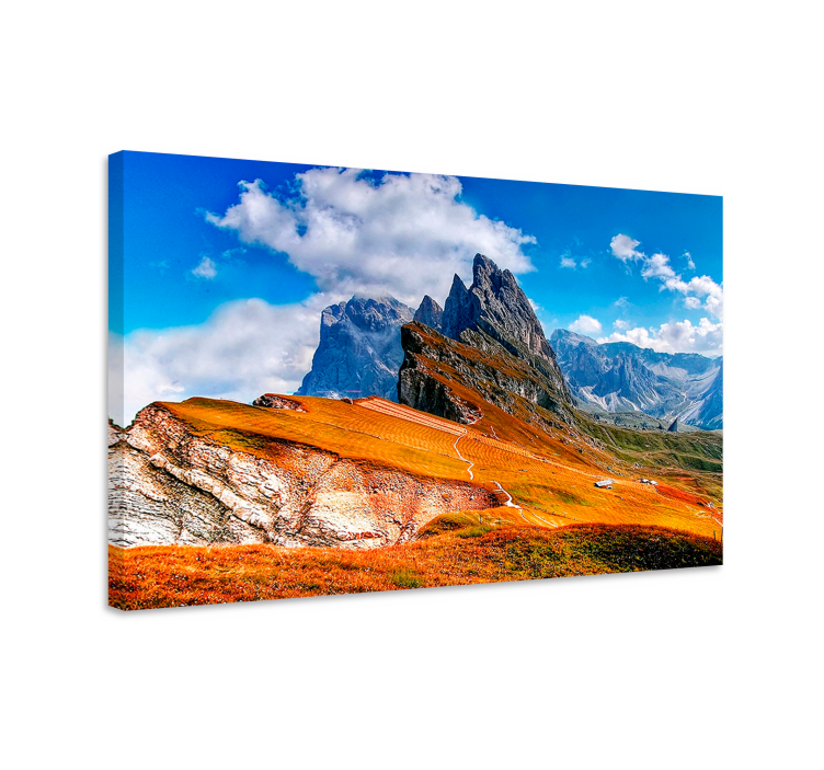 Landscape canvas majestic mountain range - TenStickers