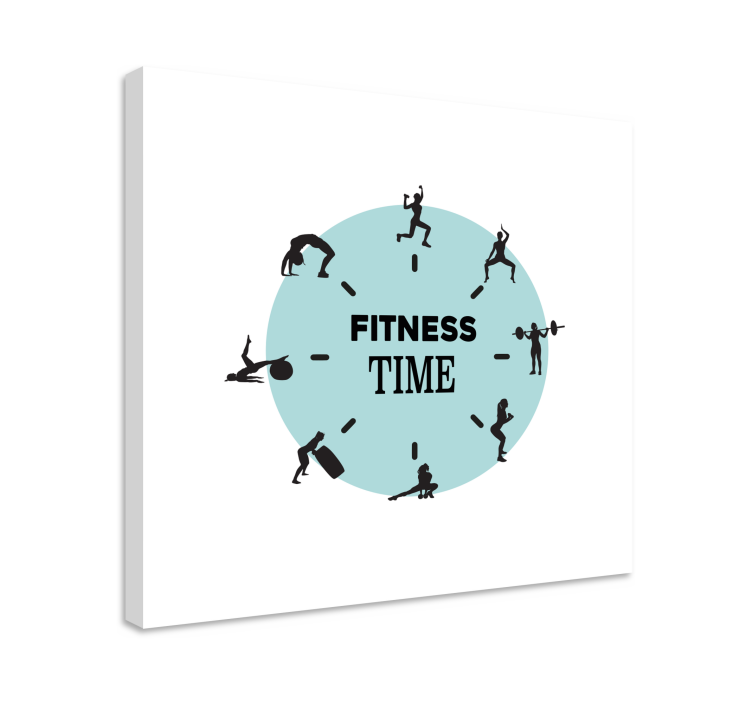 It's fitness time Office wall prints - TenStickers