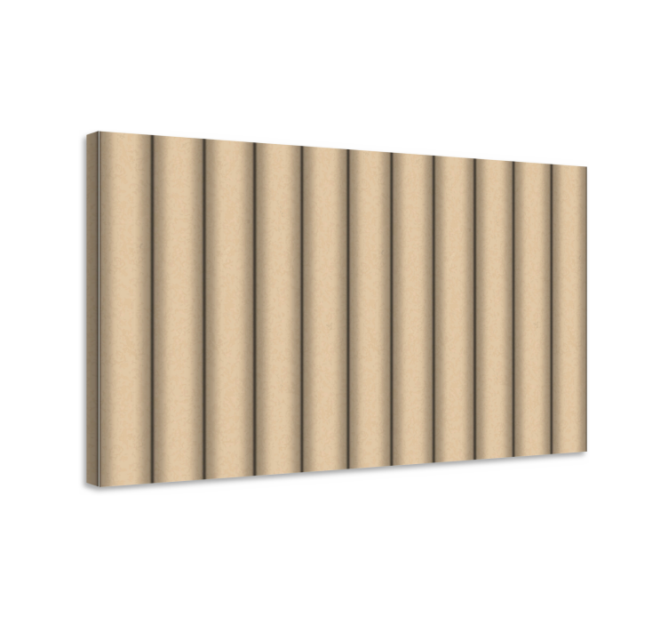Ornamental canvas print textured vertical lines - TenStickers