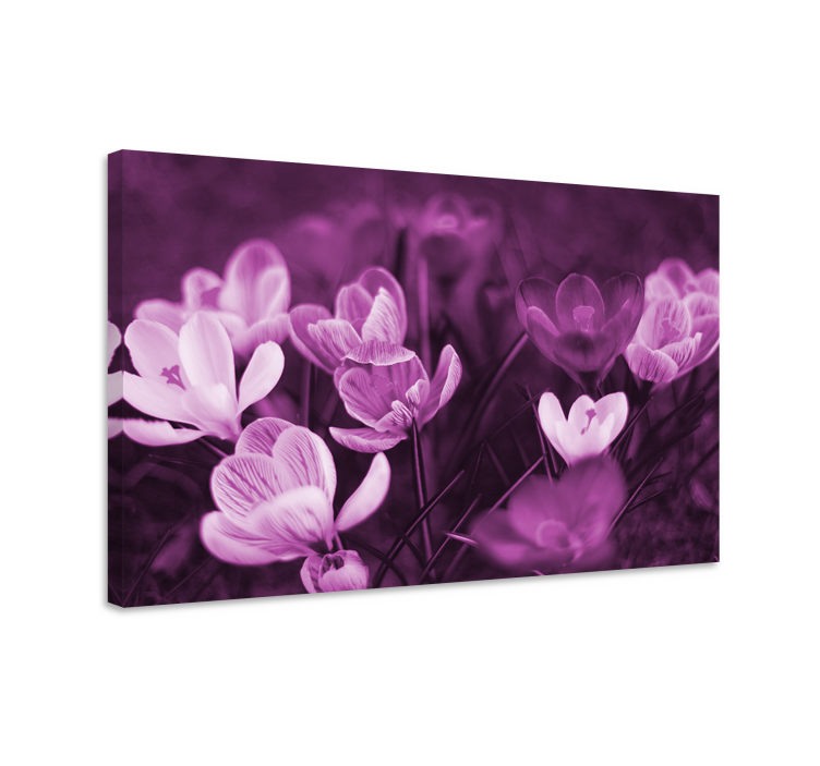 Flowers canvas blooming floral arrangement - TenStickers