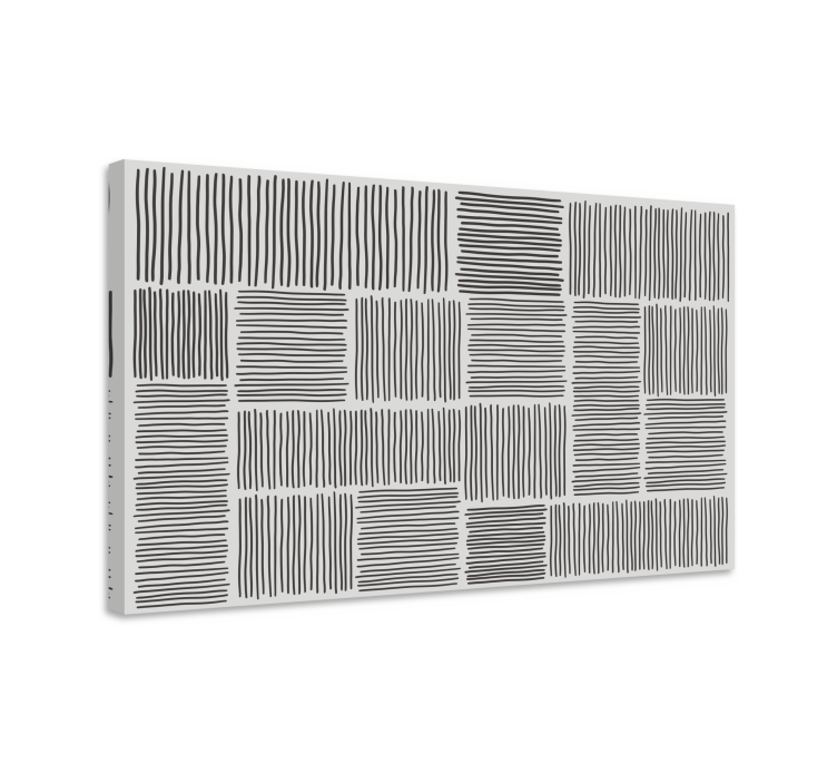Buddha wall art textured black lines - TenStickers