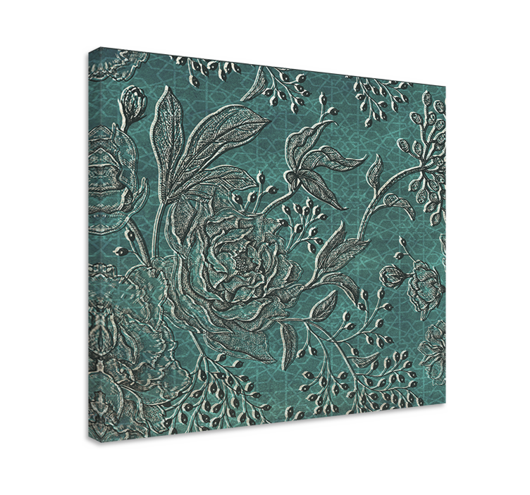 Flowers canvas elegant botanical arrangement - TenStickers