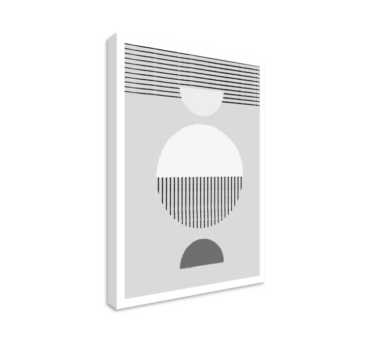 estilo nórdico dining room canvas art - TenStickers