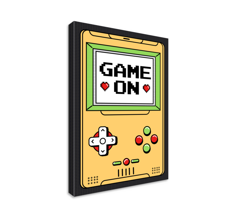 game on console video game canvas wall art - TenStickers