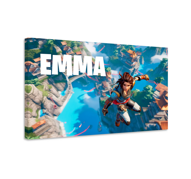 jump into the void video game canvas wall art - TenStickers