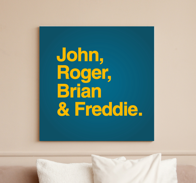 Abc canvas wall art personalized name prints - TenStickers