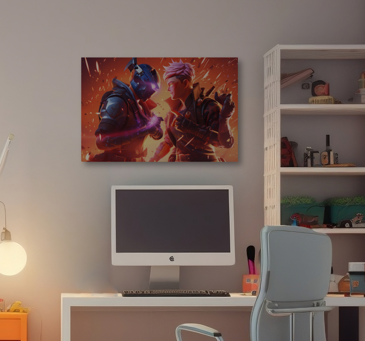 epic fight video game canvas wall art - TenStickers