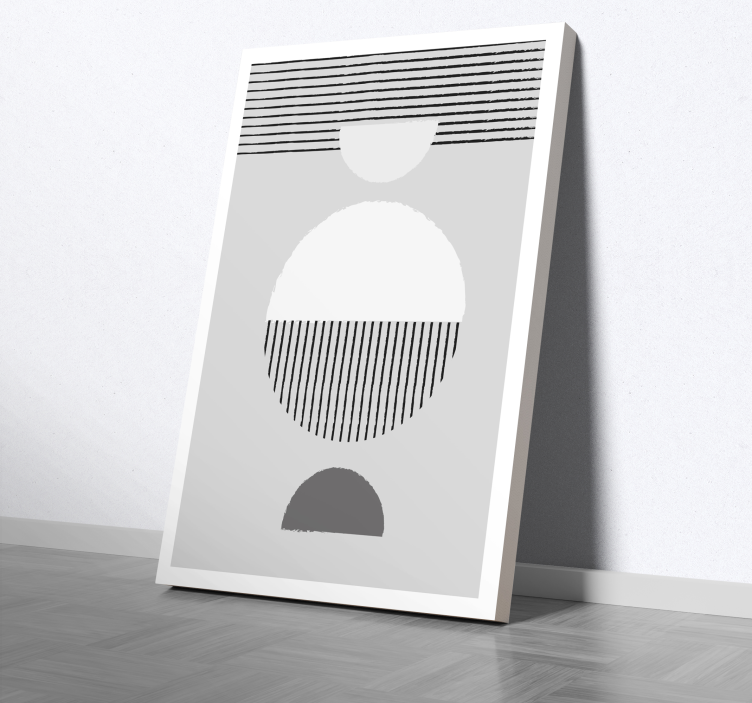 estilo nórdico dining room canvas art - TenStickers