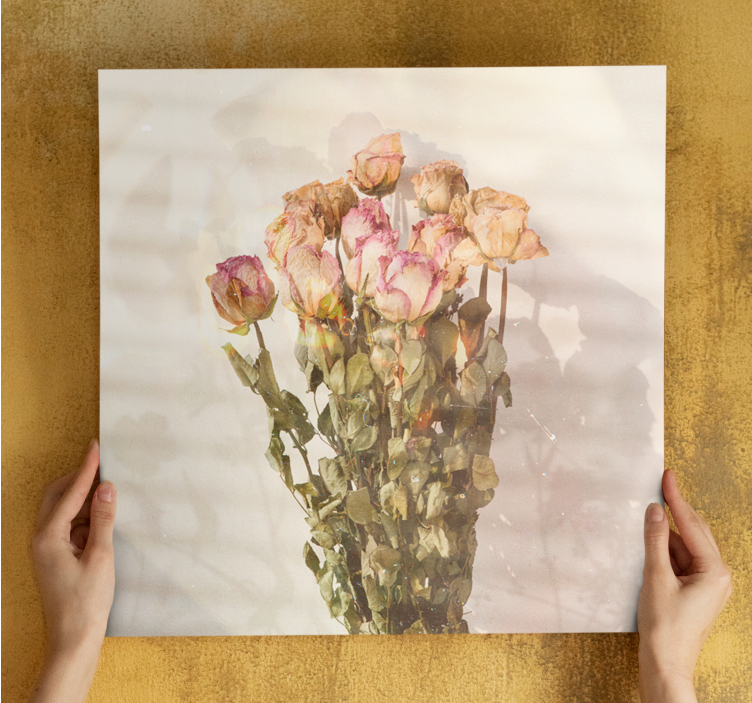 Flowers canvas bunch of roses - TenStickers