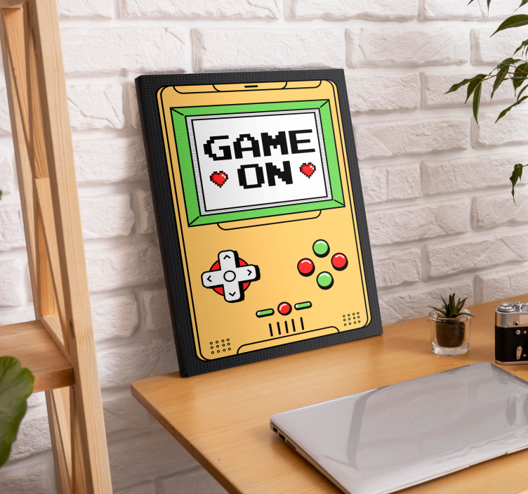 game on console video game canvas wall art - TenStickers