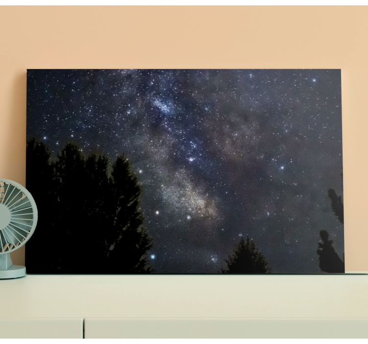 Landscape canvas celestial night view - TenStickers