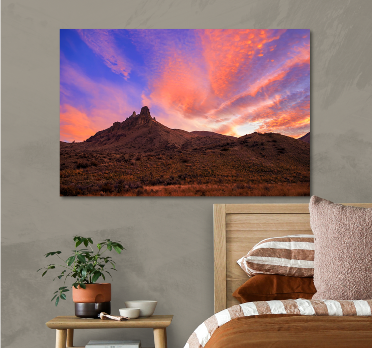 Landscape canvas grand mountain twilight - TenStickers