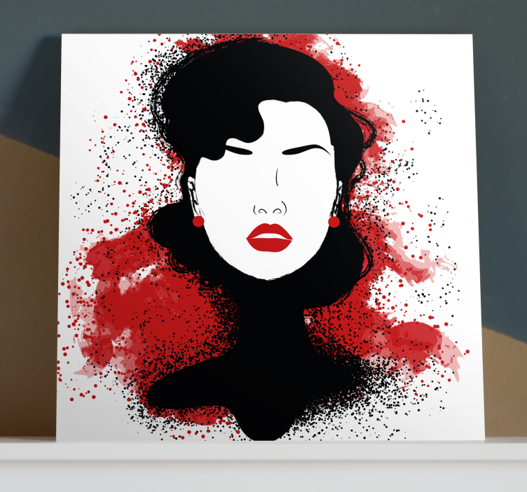 Modern women modern canvas wall art - TenStickers