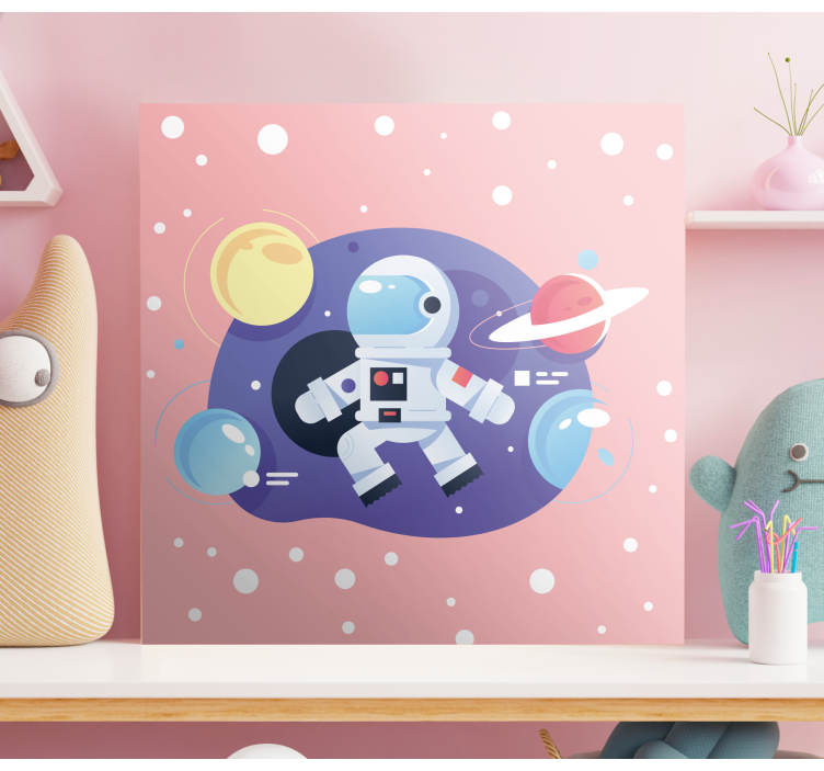 SPACE ADVENTURE EXPLORER canvas print - TenStickers