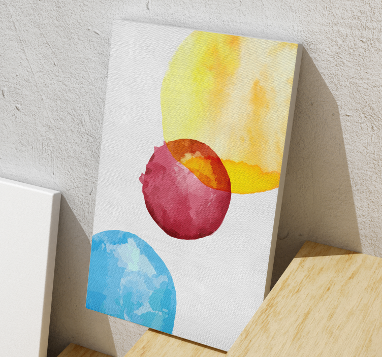 Vibrant Conceptual Orbs abstract wall art  1 - TenStickers