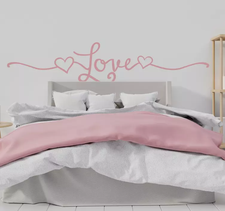 Line style love sticker for you - TenStickers