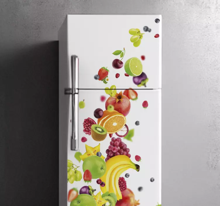 Vinyl Fruit fridge sticker - TenStickers