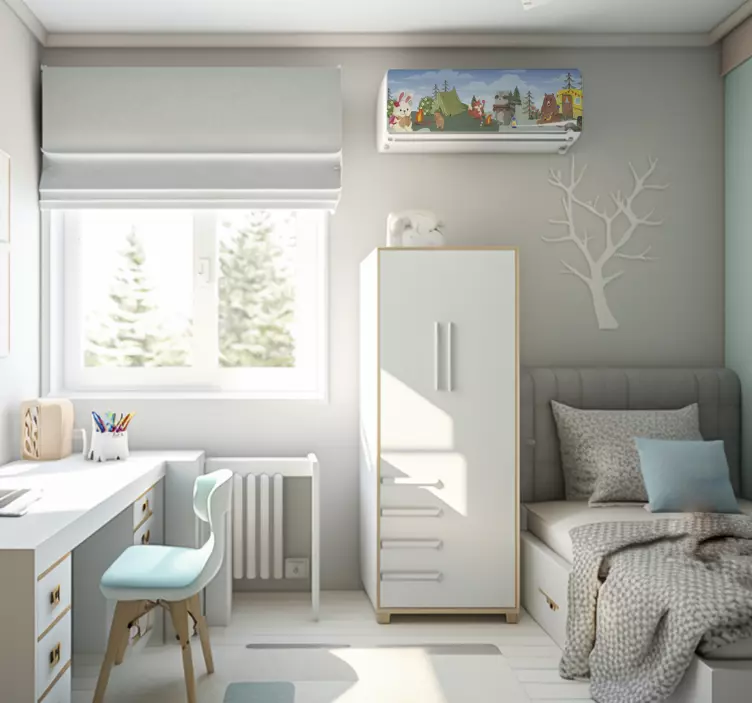 Animal CampAnimal Camp is a camp for children to learn about anim - TenStickers