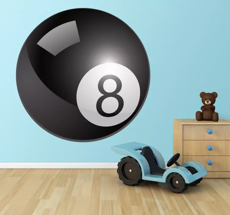 8 Ball Pool Wall Sticker - TenStickers