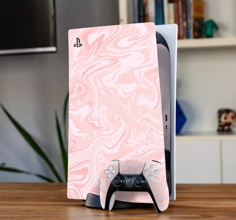 Ps4 skin marble pattern design - TenStickers