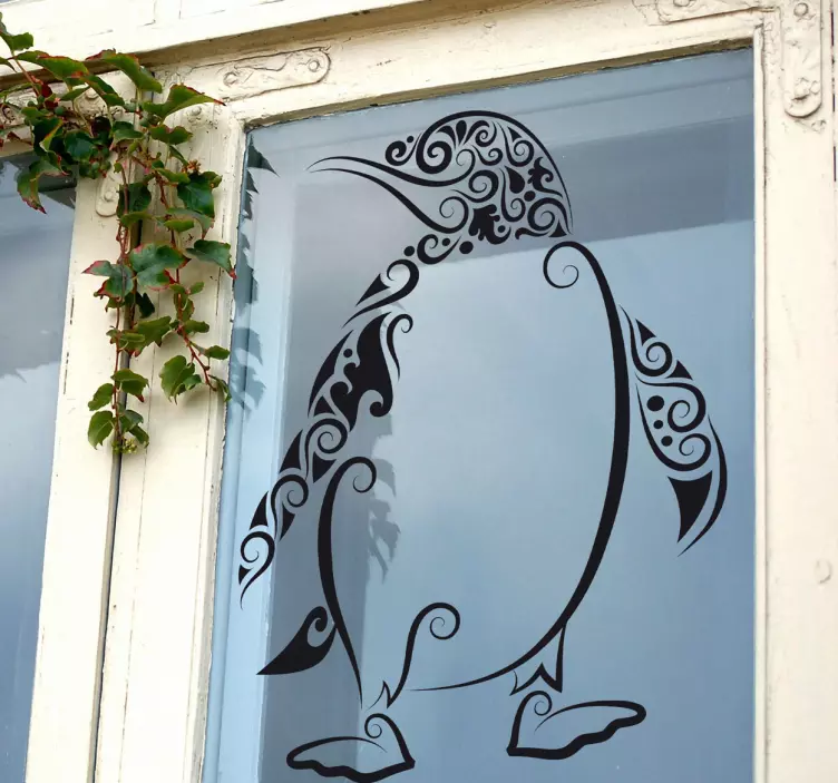 Abstract Penguin Decal - TenStickers