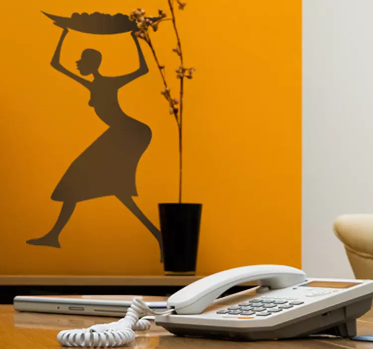 African Woman Wall Sticker - TenStickers