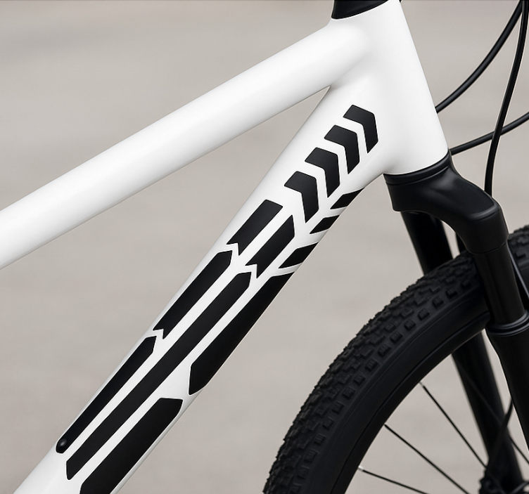 Arrows design bike sticker - TenStickers