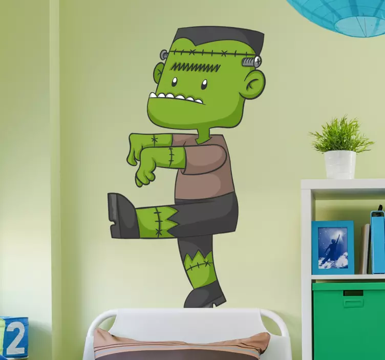 Baby Frankenstein Monster Wall Sticker - TenStickers