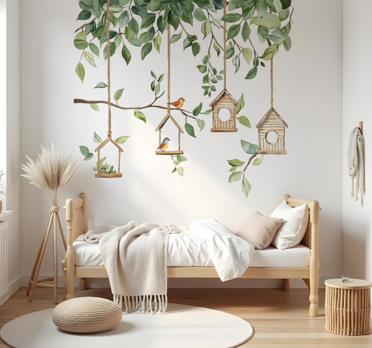 Bird sanctuary wall sticker - TenStickers