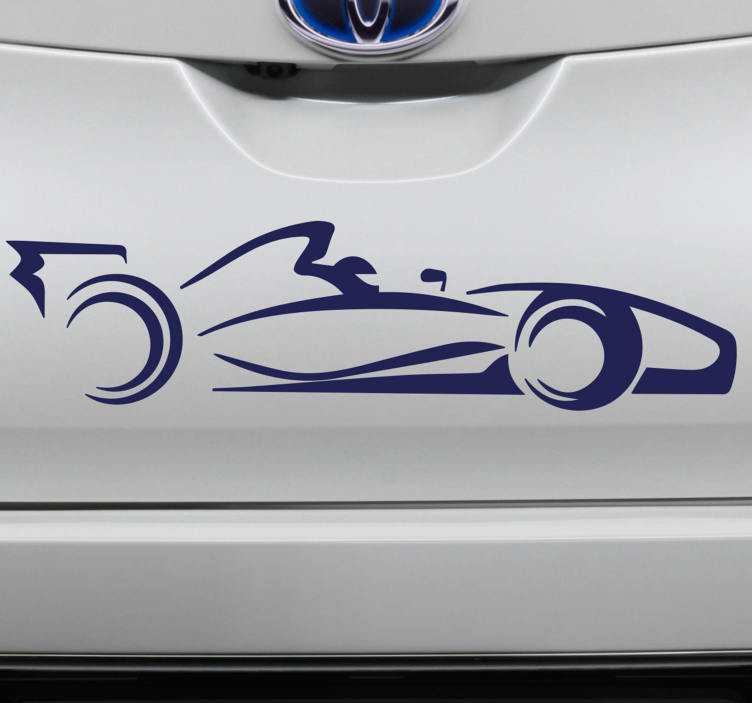 Bolide sport Car vinyl Sticker - TenStickers