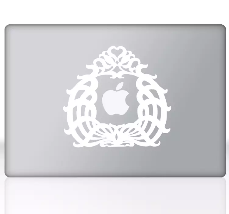 Bookplate Theme Laptop Sticker - TenStickers