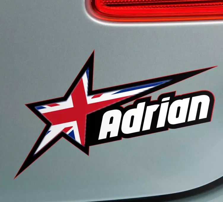 British Star Emblem car sticker - TenStickers